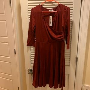 Large Missky red dress